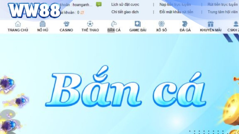 Bắn cá tại WW88 cực dễ